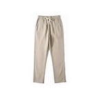 Calça de Linho Listrada Monaco