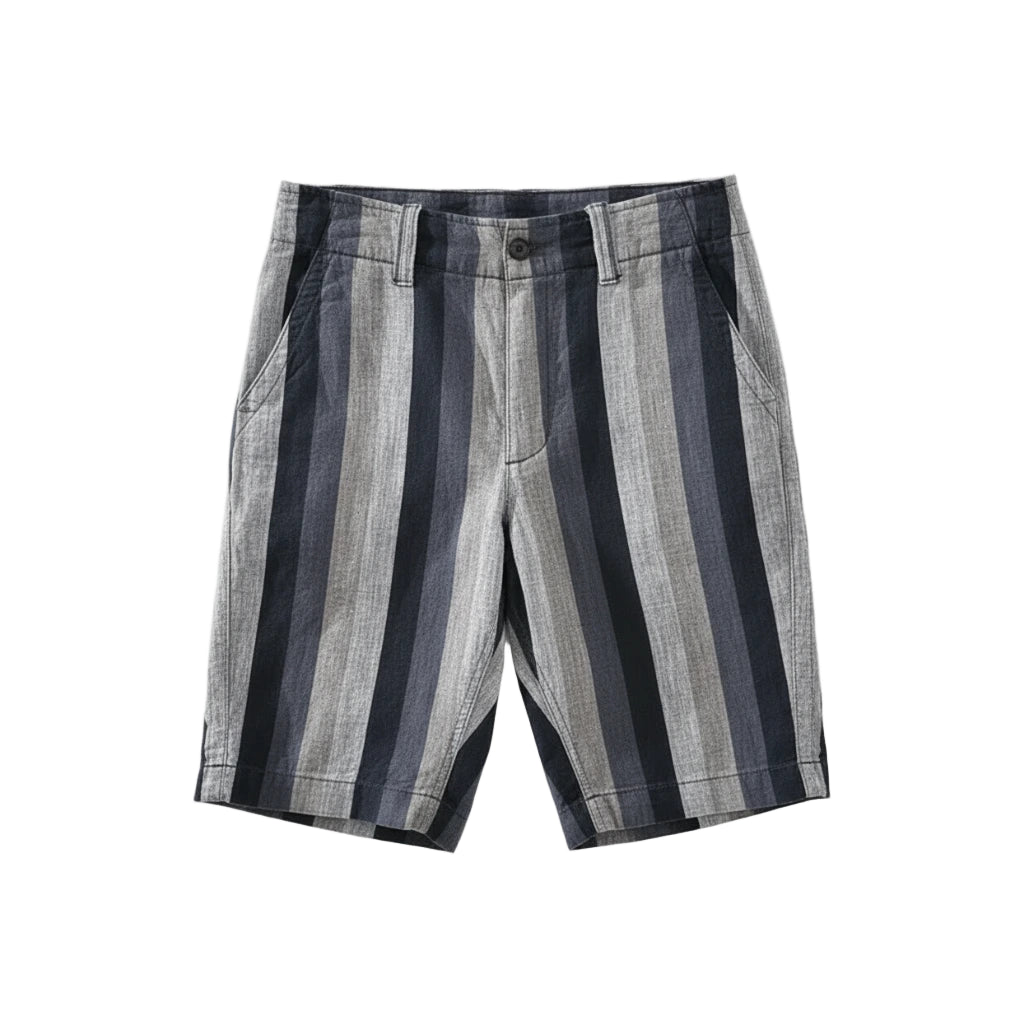 Bermuda de Linho Listrada Portofino