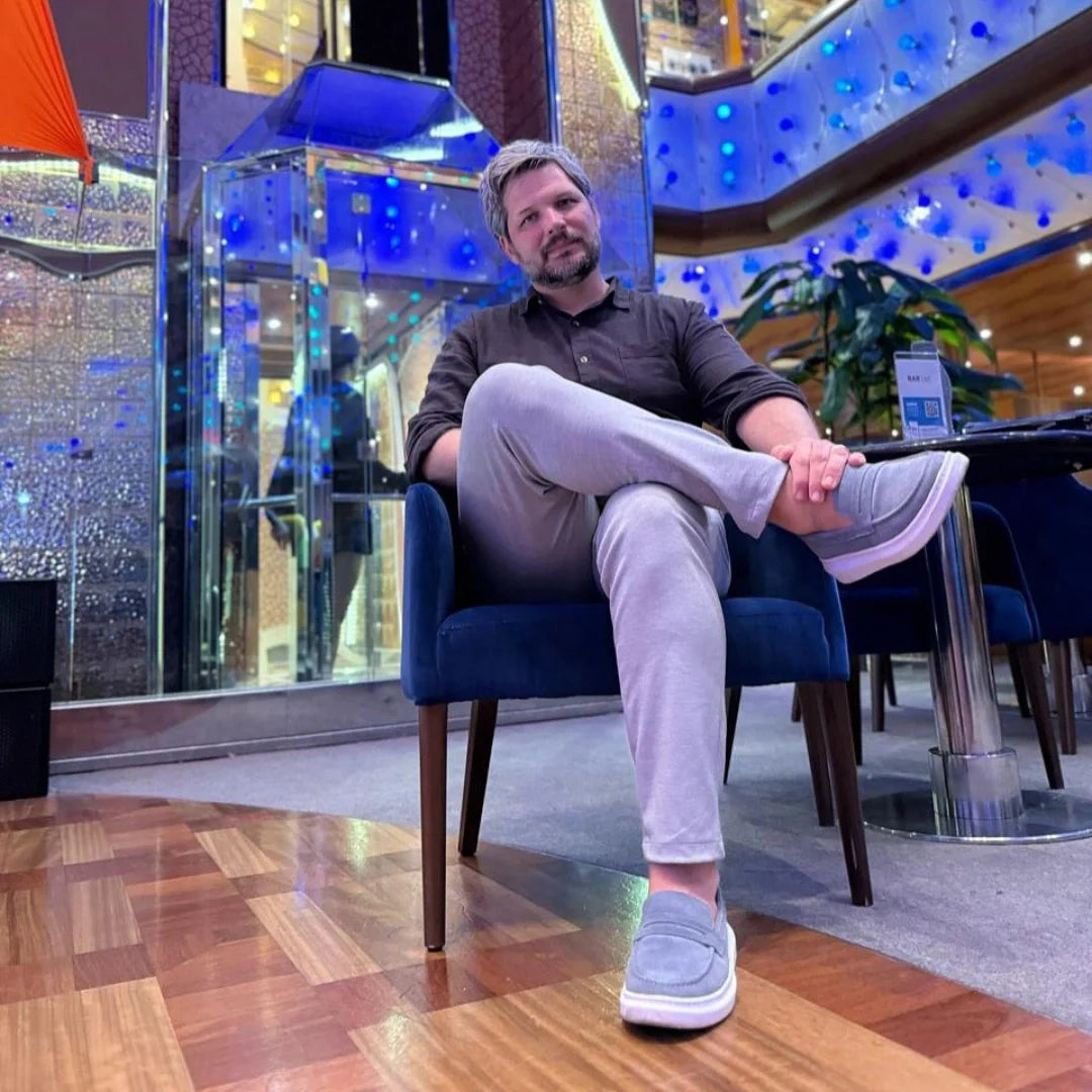 Loafer Masculino Toscana Cinza