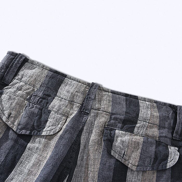 Bermuda de Linho Listrada Nassau Falconne Oficial 