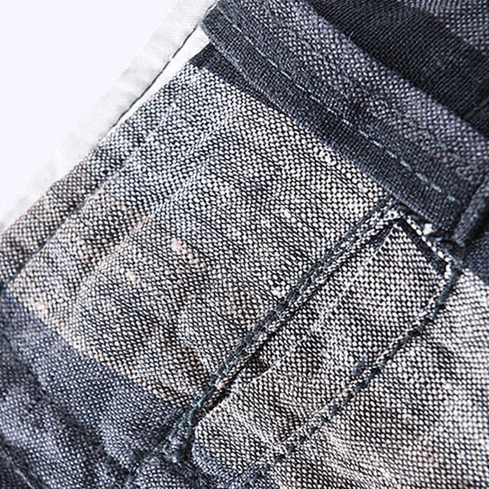 Bermuda de Linho Listrada Nassau Falconne Oficial 