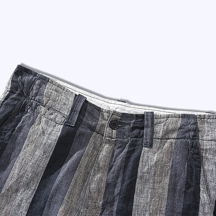 Bermuda de Linho Listrada Nassau Falconne Oficial 