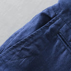 Bermuda de Linho Toulouse Azul Falconne Oficial 