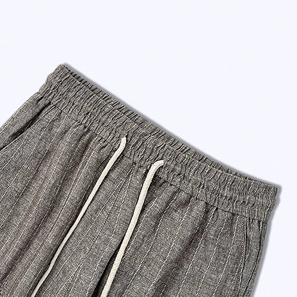 Calça de Linho Listrada Newport Falconne Oficial 