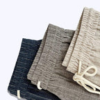 Calça de Linho Listrada Newport Falconne Oficial 