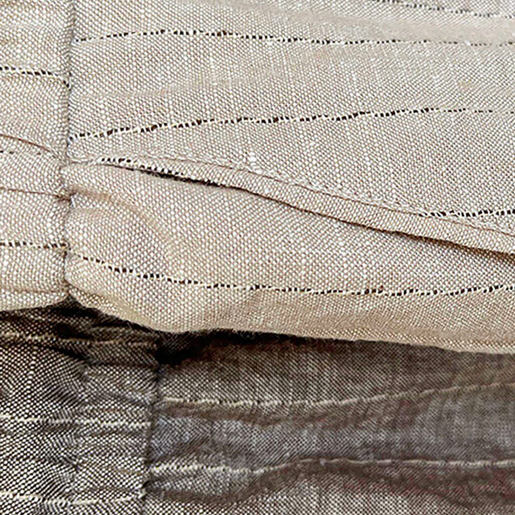 Calça de Linho Listrada Newport Falconne Oficial 