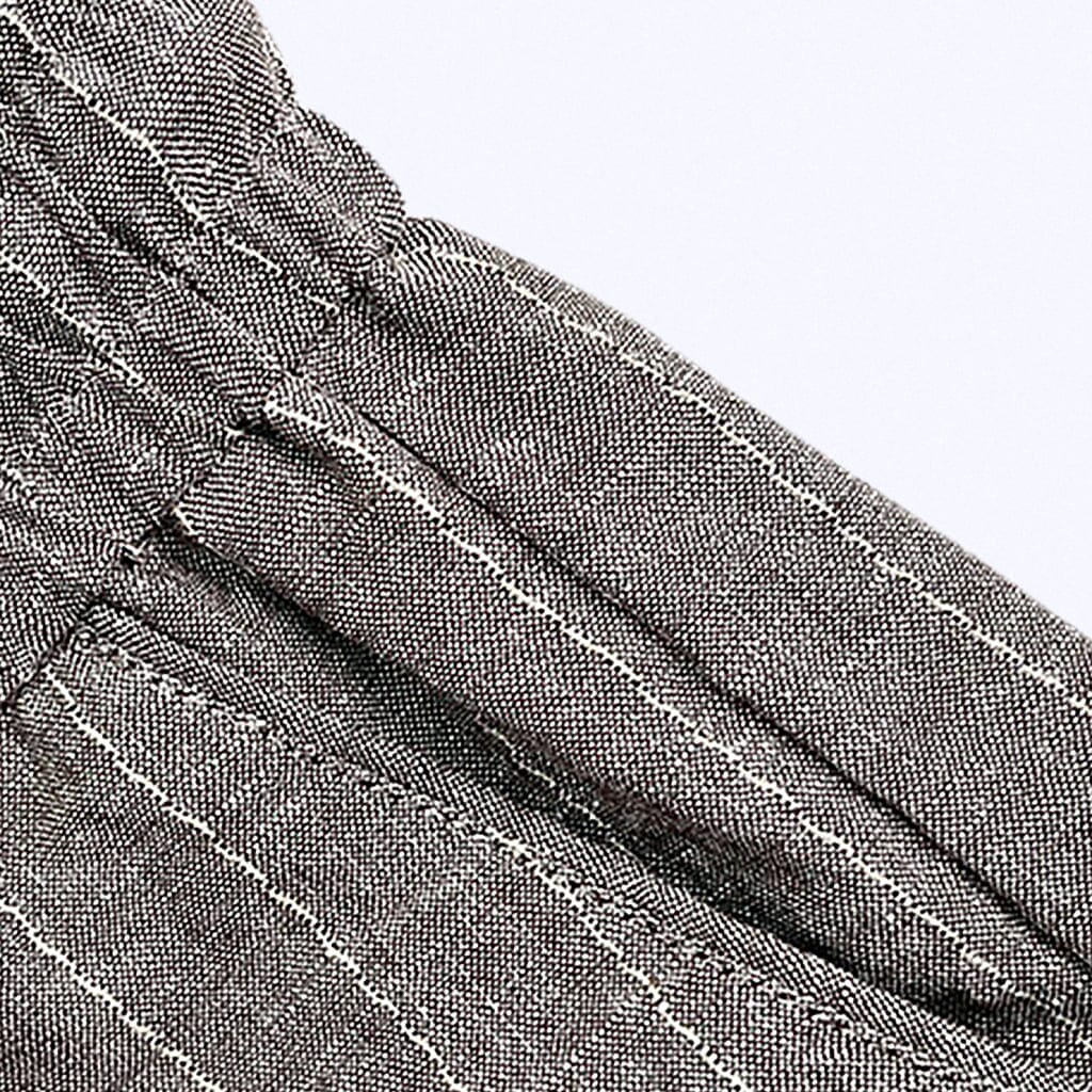 Calça de Linho Listrada Newport Falconne Oficial 