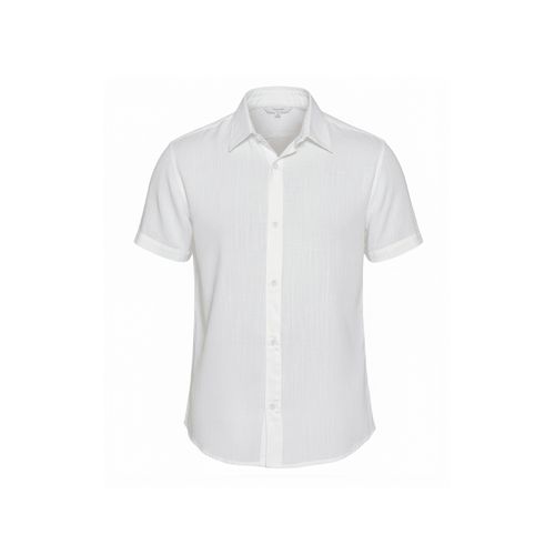 Camisa de Linho Gola Italiana Branca Camisa de Linho Falconne P 