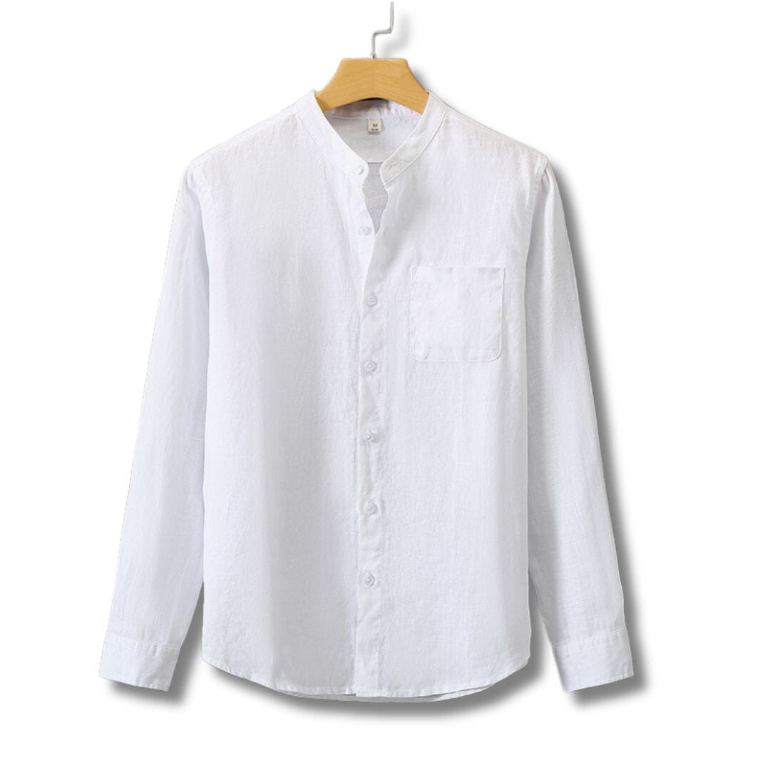 Camisa de Linho Retford Falconne Oficial Branco P 