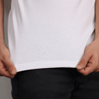 Camiseta Canelada Branca Camiseta Canelada Falconne 