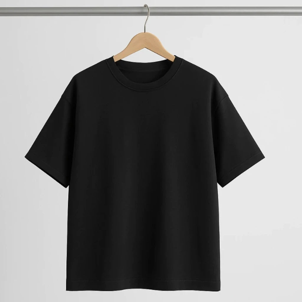 Camiseta Oversized Preta Camiseta Oversized Falconne 