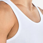 Kit 3 Regatas Caneladas Branca - Falconne