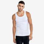 Kit 3 Regatas Caneladas Branca - Falconne