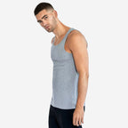 Kit 3 Regatas Caneladas Branca, Cinza e Preta - Falconne