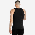 Kit 3 Regatas Caneladas Preta - Falconne