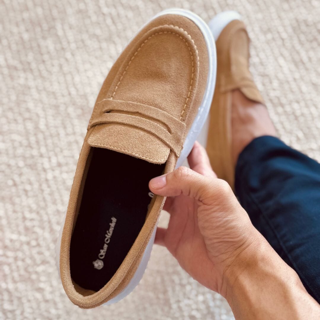 Loafer Masculino Bege Falconne Oficial 