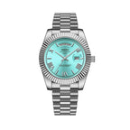 Relógio Daylight 40mm Relógio Aço Falconne 