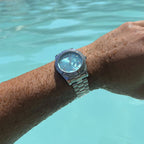 Relógio Daylight 40mm Relógio Aço Falconne 