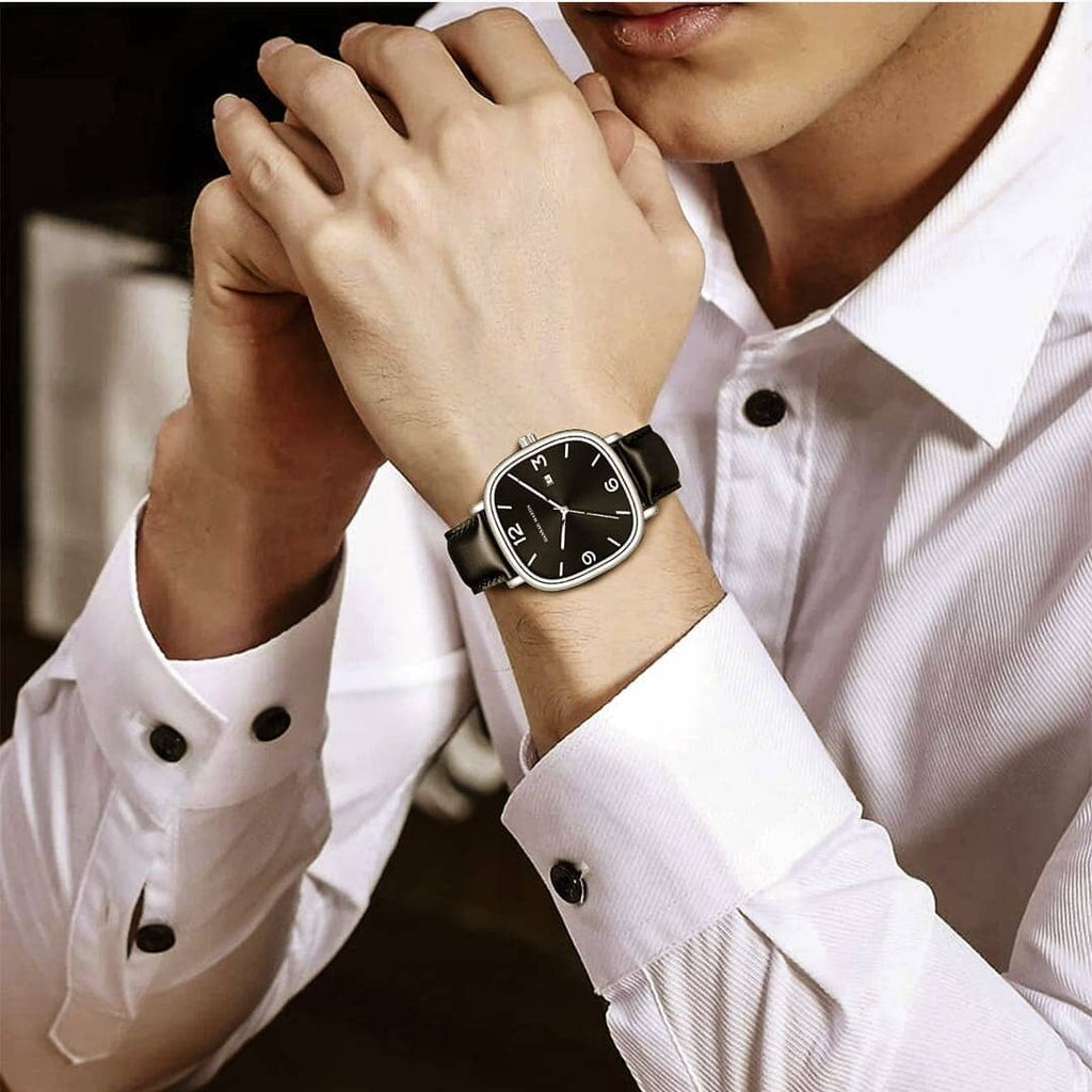 Relógio Lucent 40mm Relógio Couro Falconne 