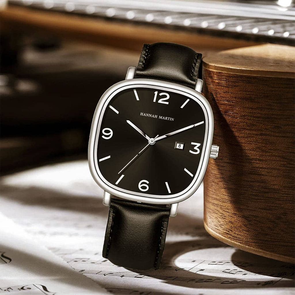 Relógio Lucent 40mm Relógio Couro Falconne 