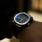 Relógio Nautique 41mm Relógio Couro Falconne 