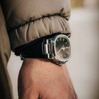 Relógio Nautique 41mm Relógio Couro Falconne 