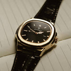 Relógio Nautique 41mm Relógio Couro Falconne 