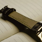 Relógio Nautique 41mm Relógio Couro Falconne 