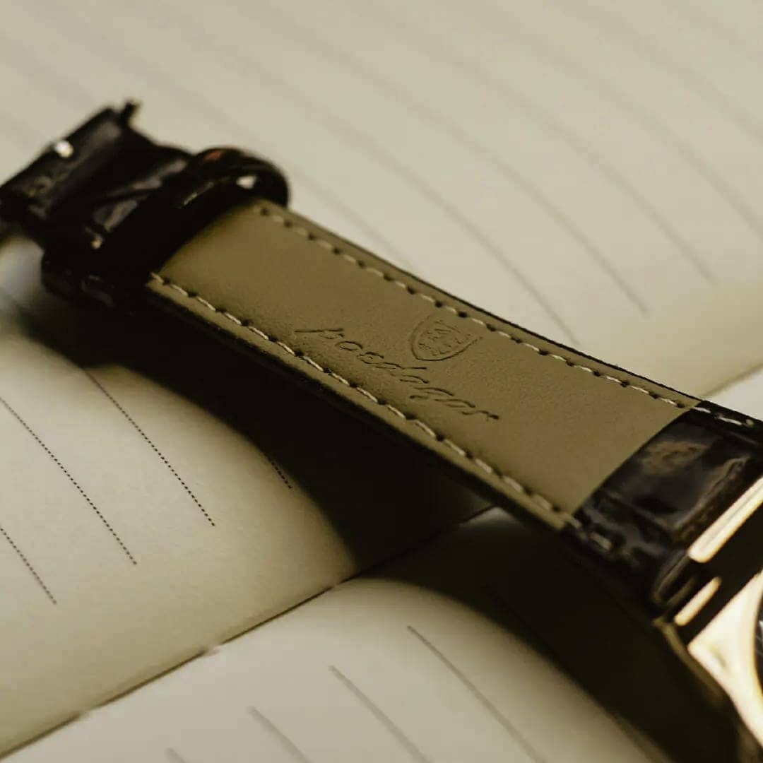 Relógio Nautique 41mm Relógio Couro Falconne 