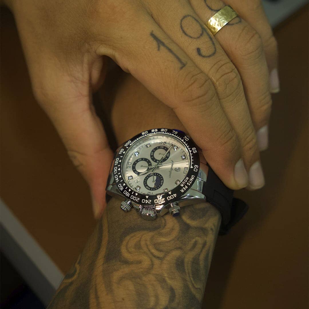 Relógio Orion 42mm Relógio Esportivo Falconne 