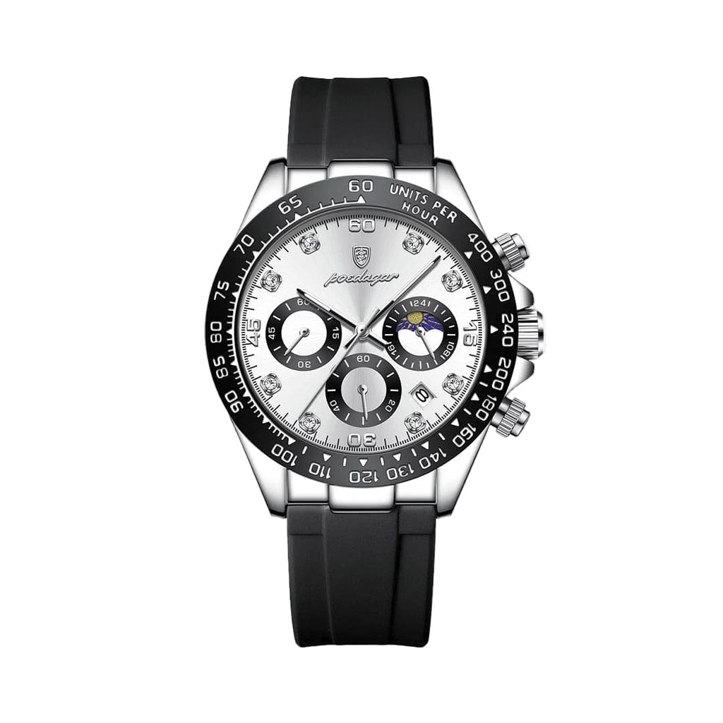 Relógio Orion 42mm Relógio Esportivo Falconne Branco 