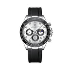 Relógio Orion 42mm Relógio Esportivo Falconne Branco 