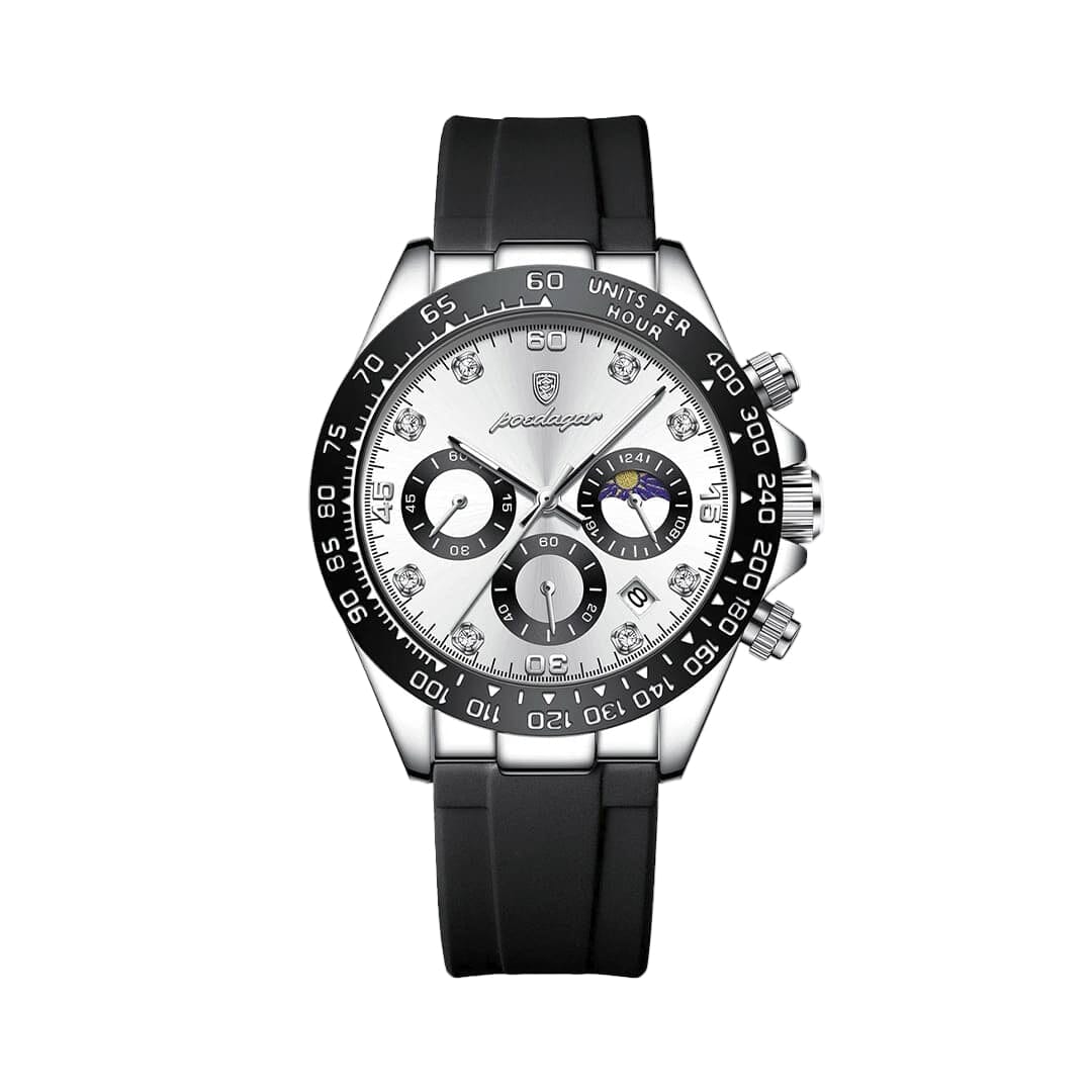 Relógio Orion 42mm Relógio Esportivo Falconne Branco 