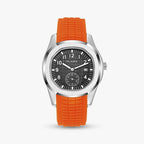 Relógio Peregron 42mm Relógio Esportivo Falconne Laranja 