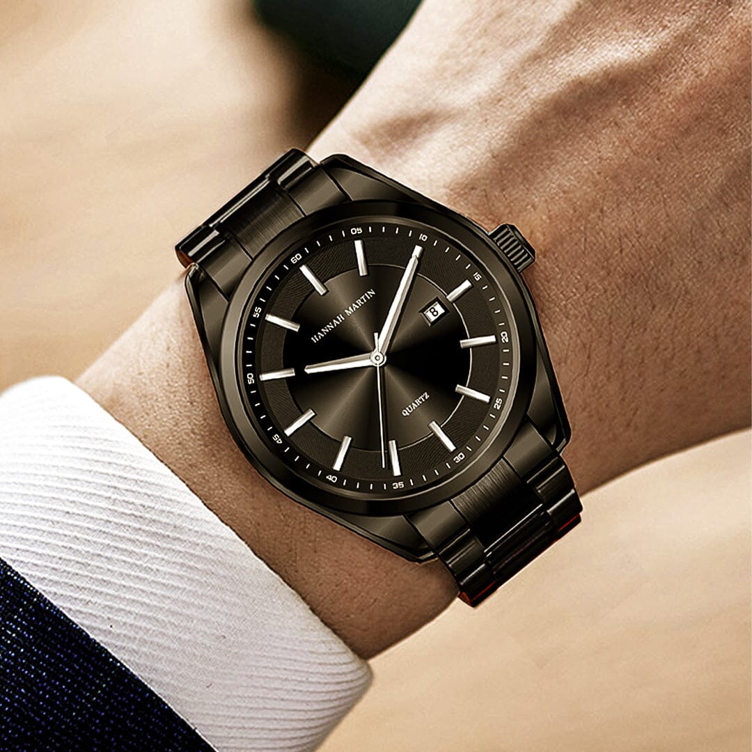 Relógio Phantom 40mm Relógio Aço Falconne 