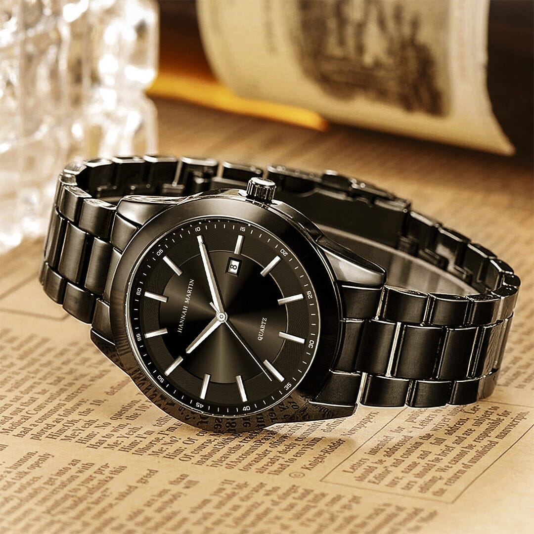 Relógio Phantom 40mm Relógio Aço Falconne 