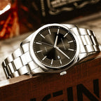 Relógio Phantom 40mm Relógio Aço Falconne 