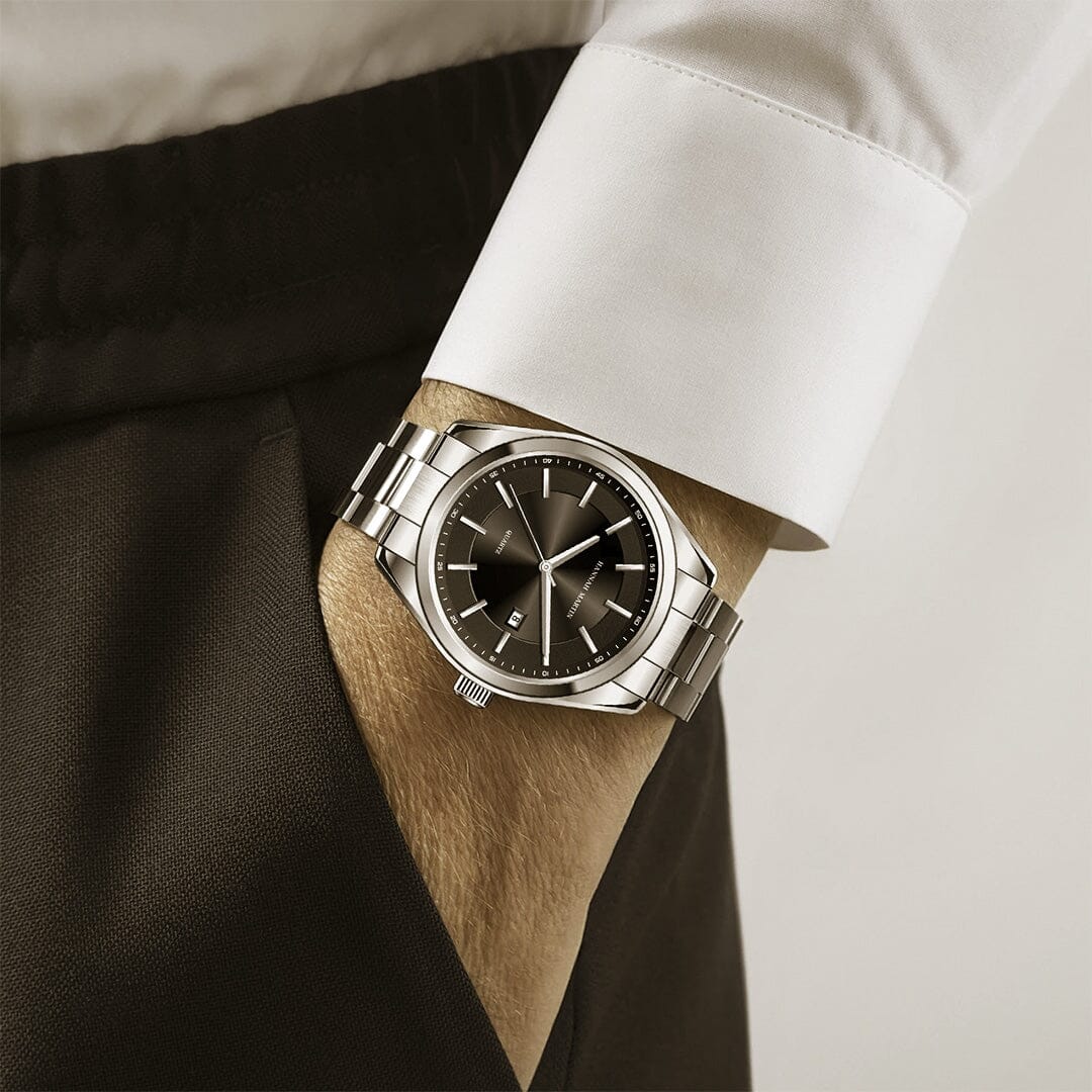 Relógio Phantom 40mm Relógio Aço Falconne 